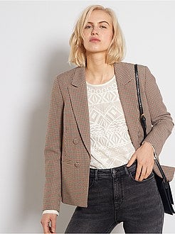 Veste de blazer pied de puce - Kiabi