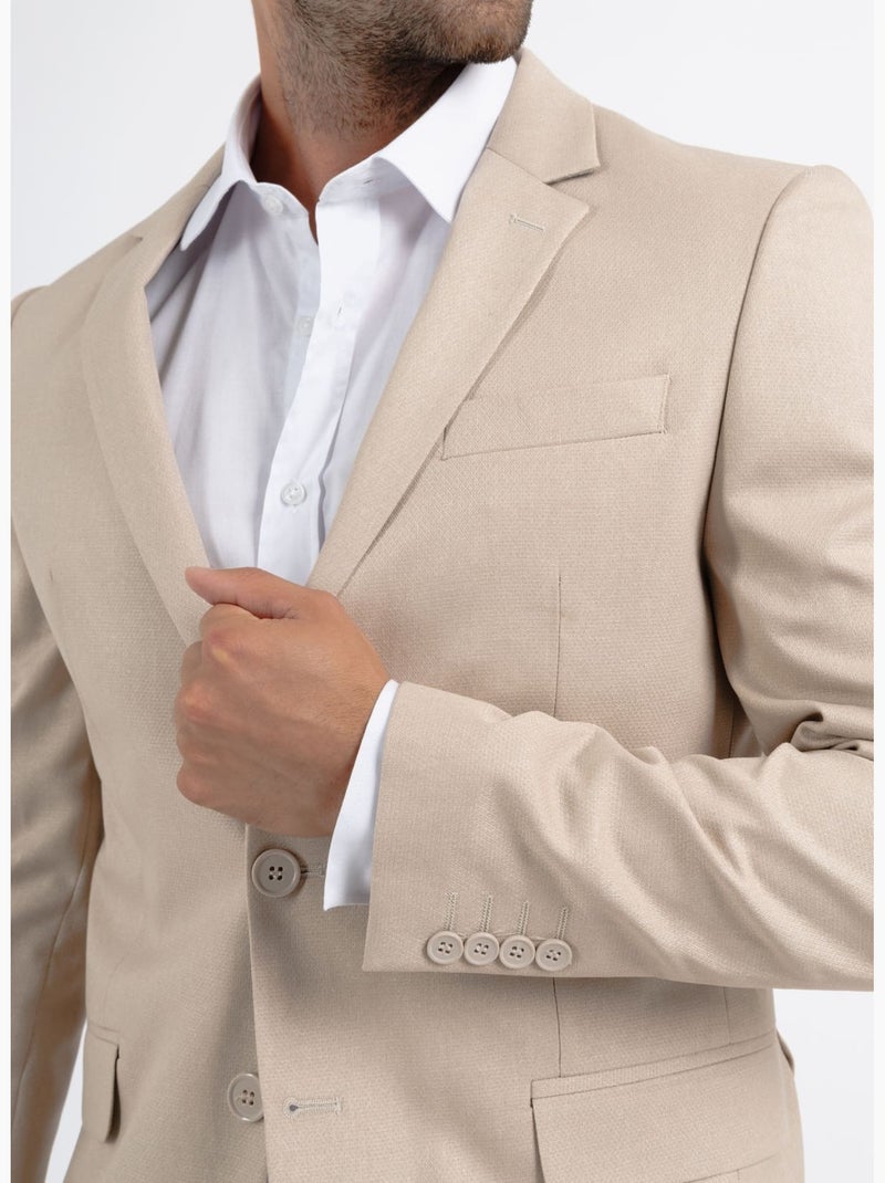Veste de costume Beige - Kiabi