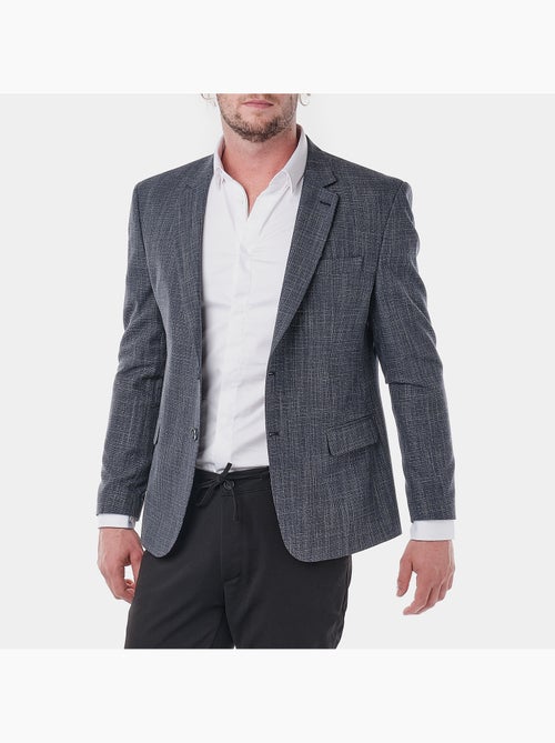 Veste de costume chiné - Kiabi