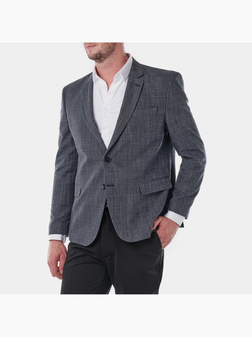 Veste de costume chiné - Kiabi