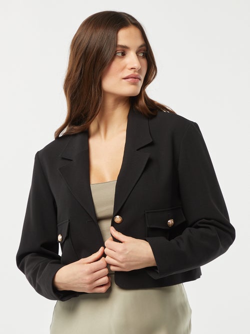 Veste de costume cropped - Kiabi
