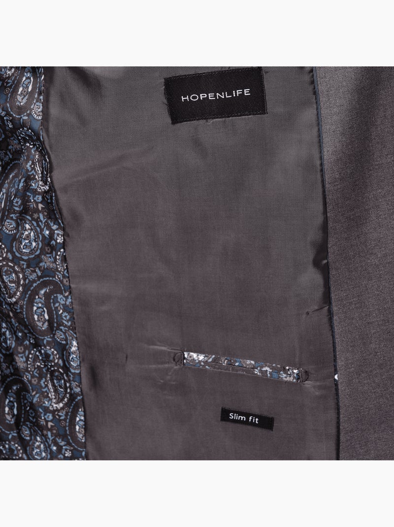 Veste de costume gris anthracite - Kiabi