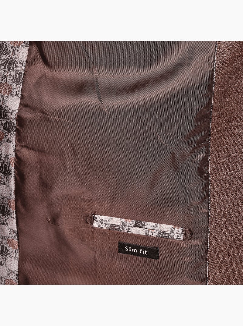 Veste de costume Marron - Kiabi