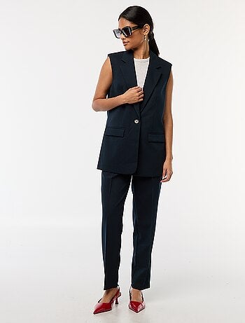 Veste de costume sans manches