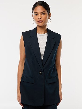 Veste de costume sans manches
