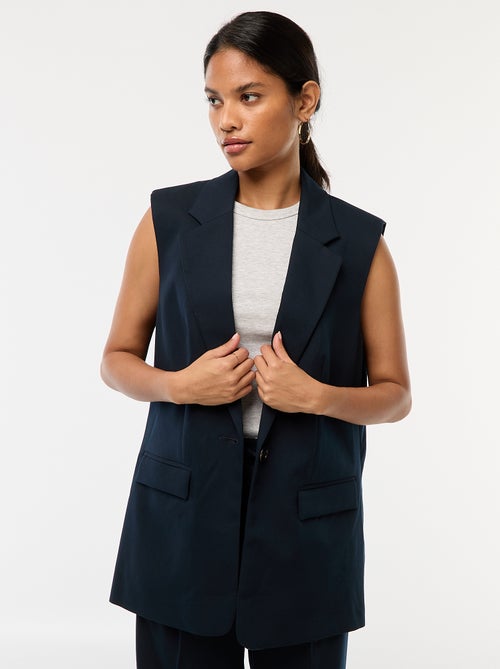 Veste de costume sans manches - Kiabi