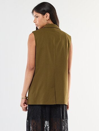 Veste de costume sans manches