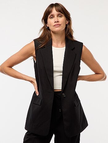 Veste de costume sans manches