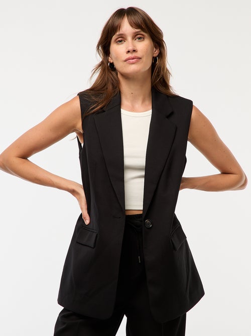 Veste de costume sans manches - Kiabi