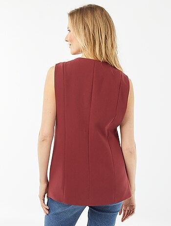 Veste de costume sans manches