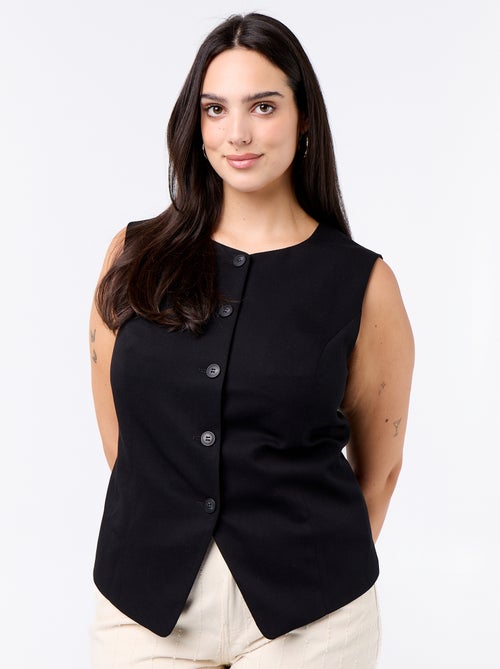 Veste de costume sans manches unie - Kiabi Veste de costume sans manches unie - Kiabi
