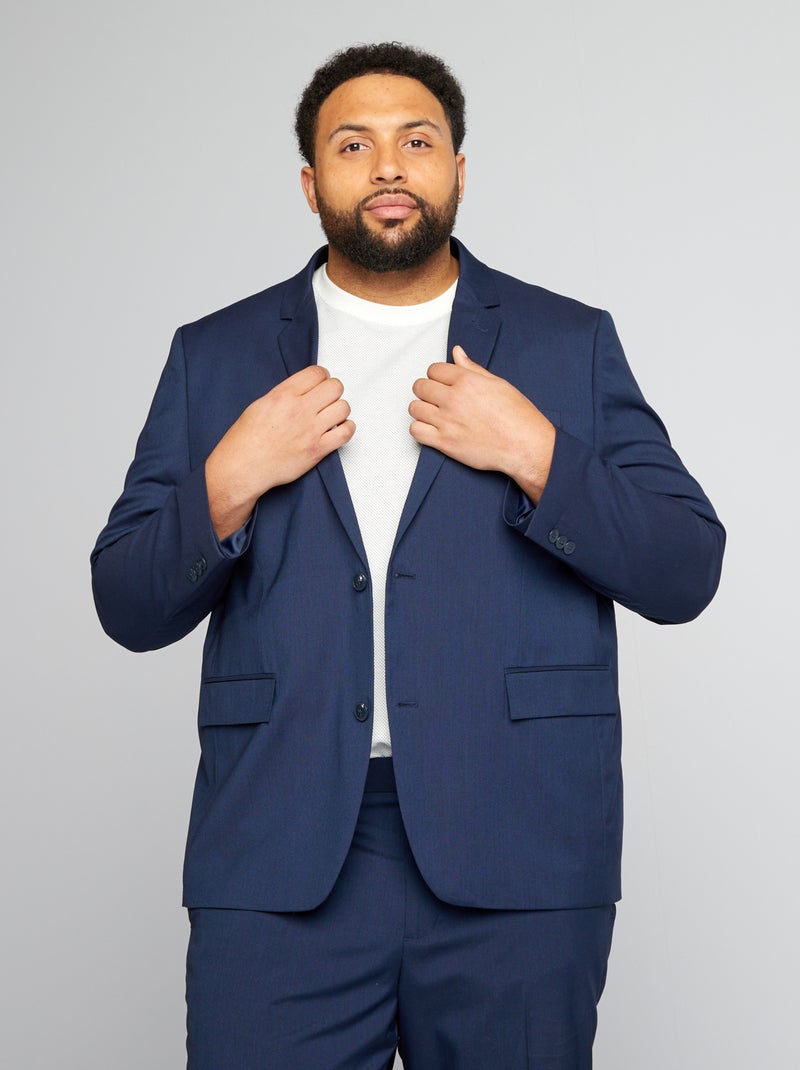 Veste de costume slim Bleu marine - Kiabi
