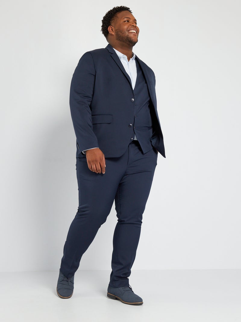 Veste de costume slim bleu marine - Kiabi