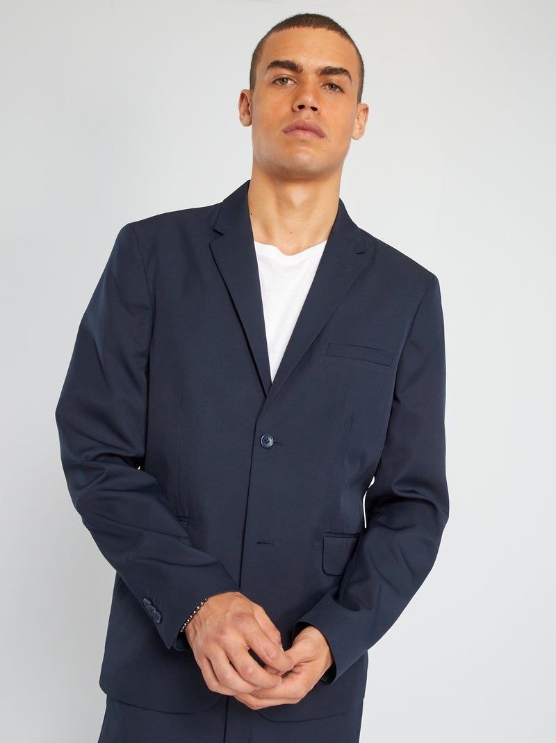 Veste de costume slim fit bleu marine - Kiabi