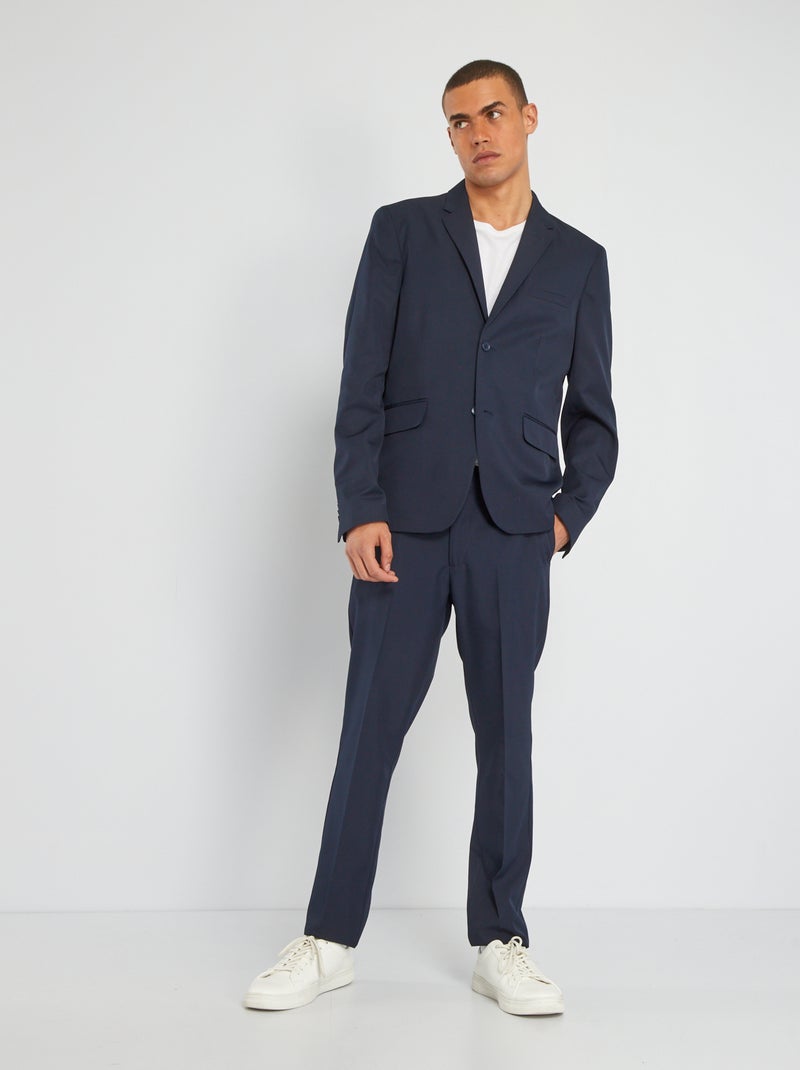 Veste de costume slim fit bleu marine - Kiabi