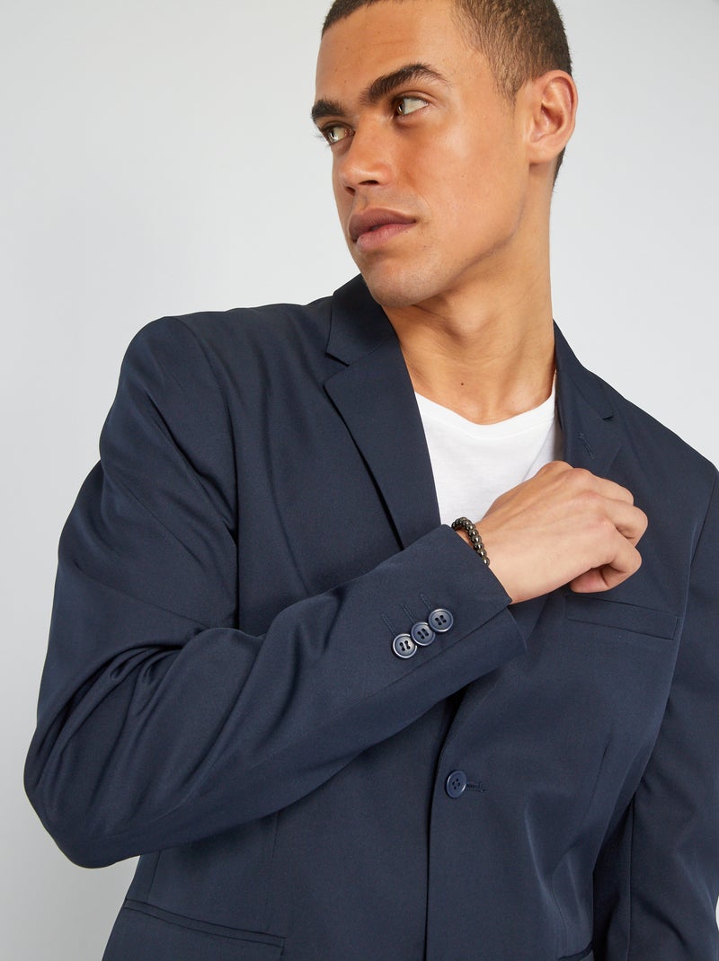 Veste de costume slim fit bleu marine - Kiabi