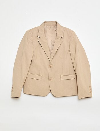 Veste de costume slim fit uni