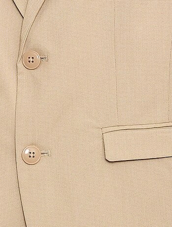 Veste de costume slim fit uni