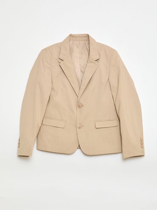 Veste de costume slim fit uni - Kiabi