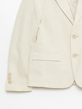 Veste de costume unie