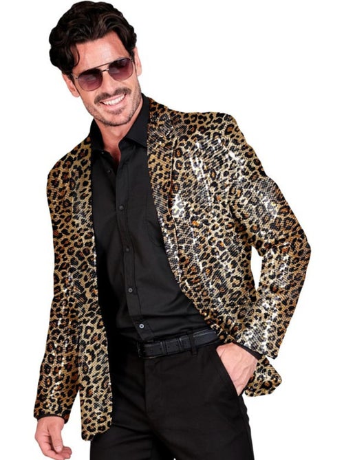 Veste de déguisement ou de soirée à imprimé léopard classique - Kiabi