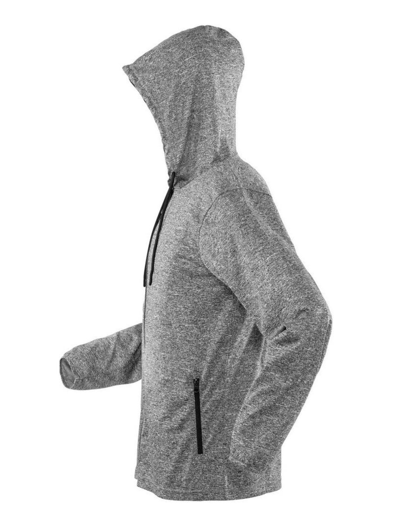 Veste de fitness à capuche pour femmes - spiro Gris Noir - Kiabi