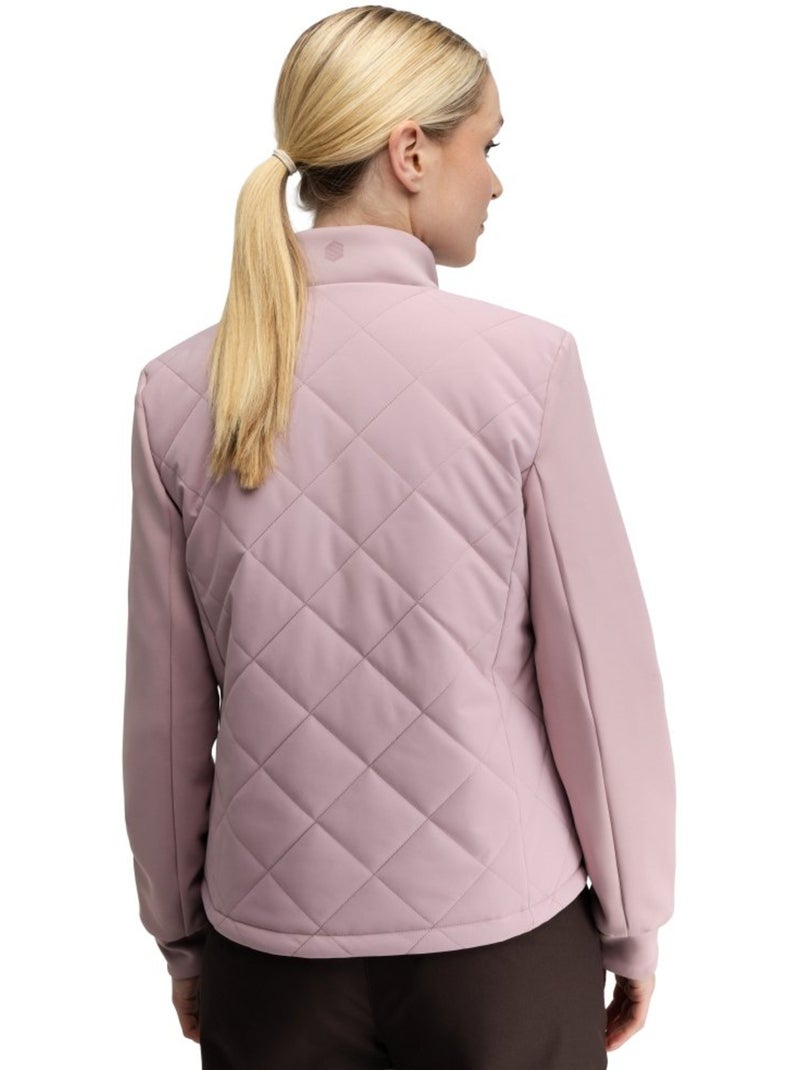 Veste de golf matelassée réversible femme golf femme approach-w Rose - Kiabi