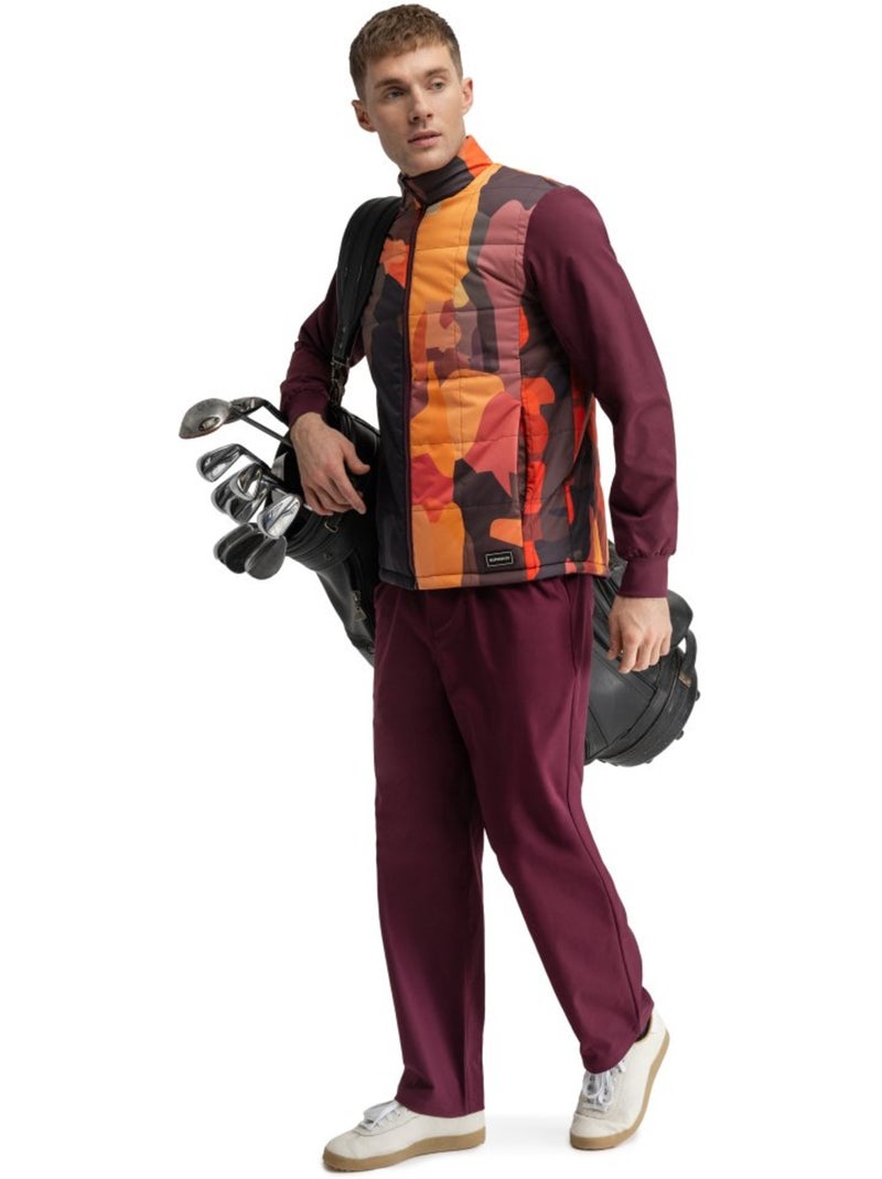 Veste de golf matelassée réversible homme golf homme approach valsain Rouge - Kiabi
