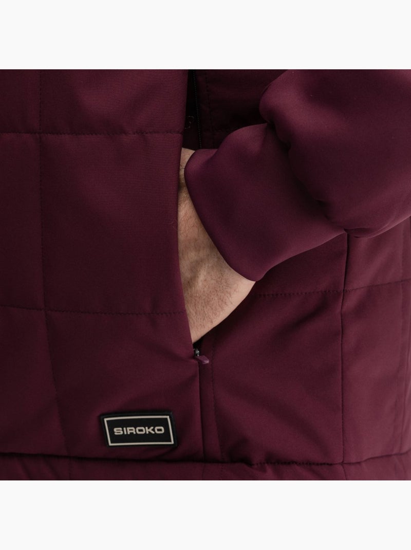 Veste de golf matelassée réversible homme golf homme approach valsain Rouge - Kiabi