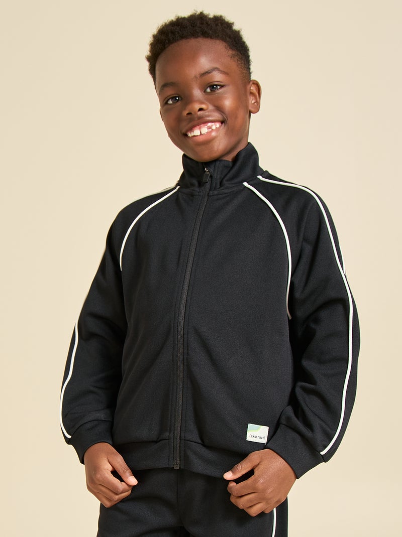 Veste de joggging (ekstract) Noir - Kiabi
