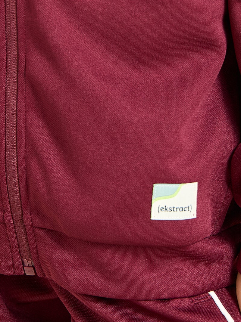 Veste de joggging (ekstract) Rouge - Kiabi
