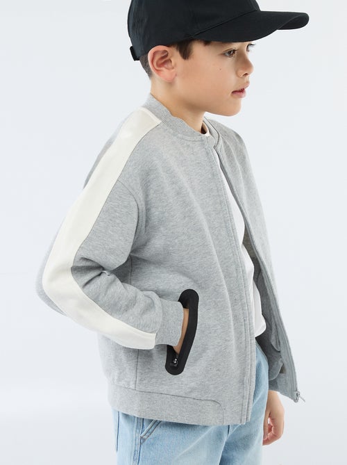 Veste de jogging bicolore - Kiabi