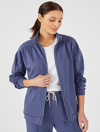 Veste de jogging zippée en maille douce - Happy D. by Damart