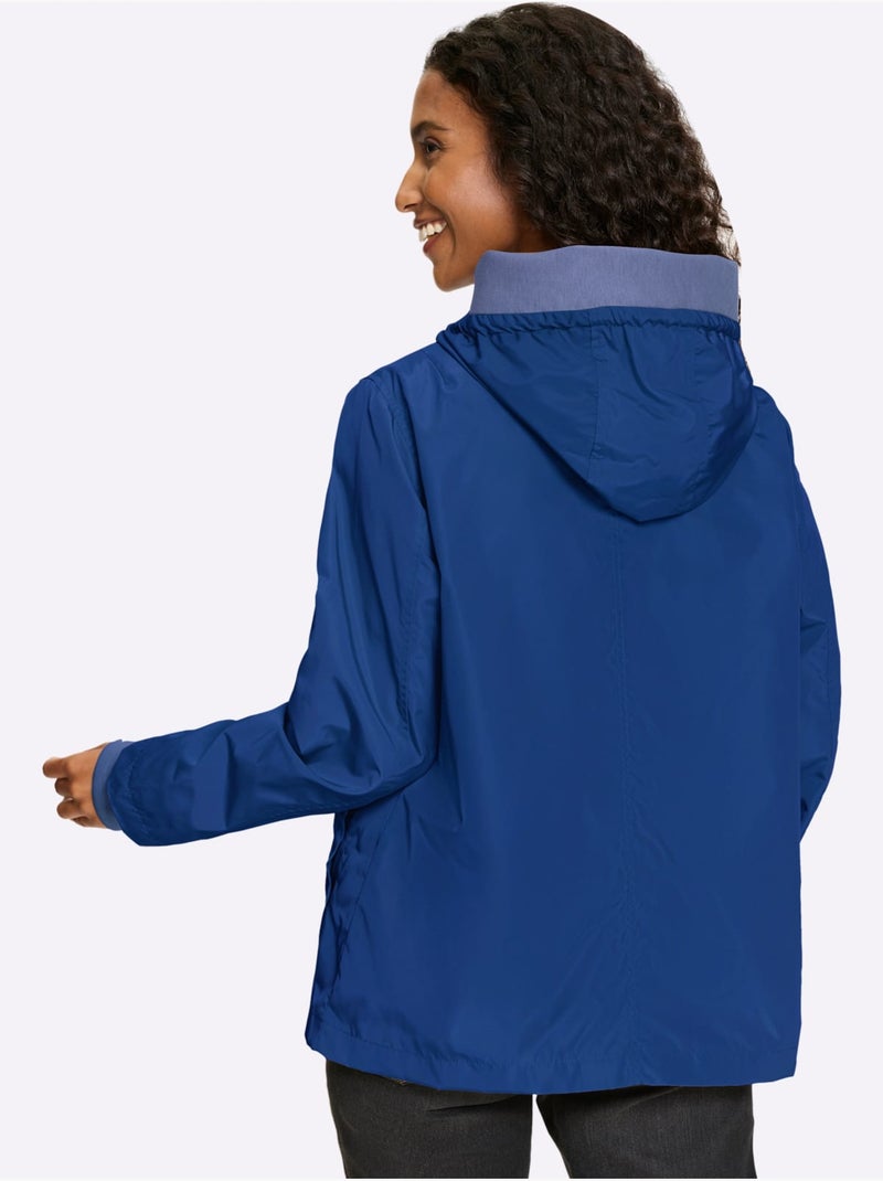 Veste De Loisirs Bords Doux - Taille Standard - helline Bleu jean - Kiabi