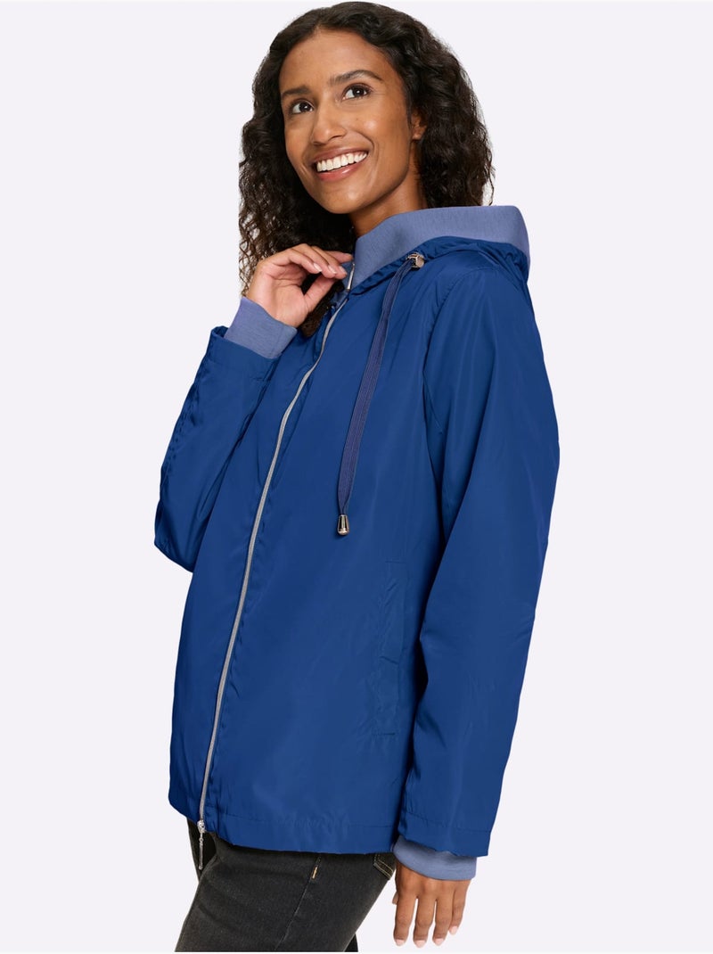 Veste De Loisirs Bords Doux - Taille Standard - helline Bleu jean - Kiabi