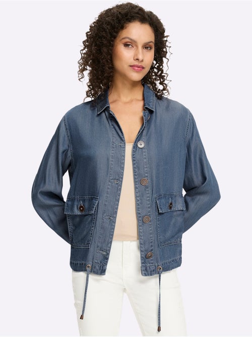 Veste De Loisirs Coulisse Et Lien à Nouer à La Base - Taille Standard - Helline - Kiabi Veste De Loisirs Coulisse Et Lien à Nouer à La Base - Taille Standard - Helline - Kiabi