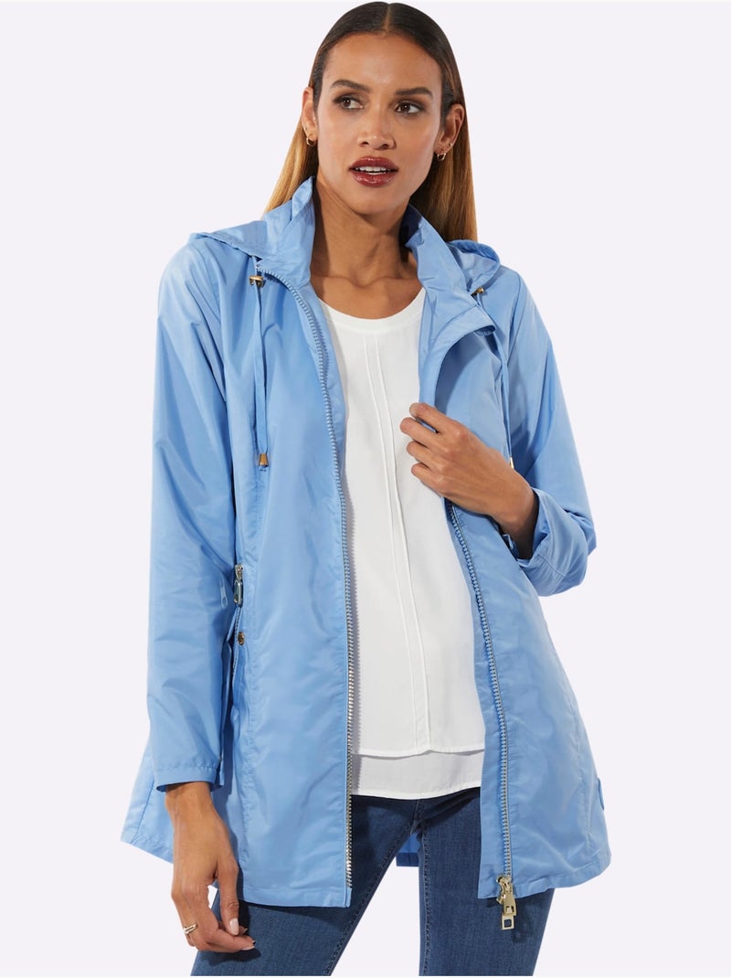 Veste De Mi-saison Entretien Facile - Taille Standard - Helline Bleu ciel - Kiabi