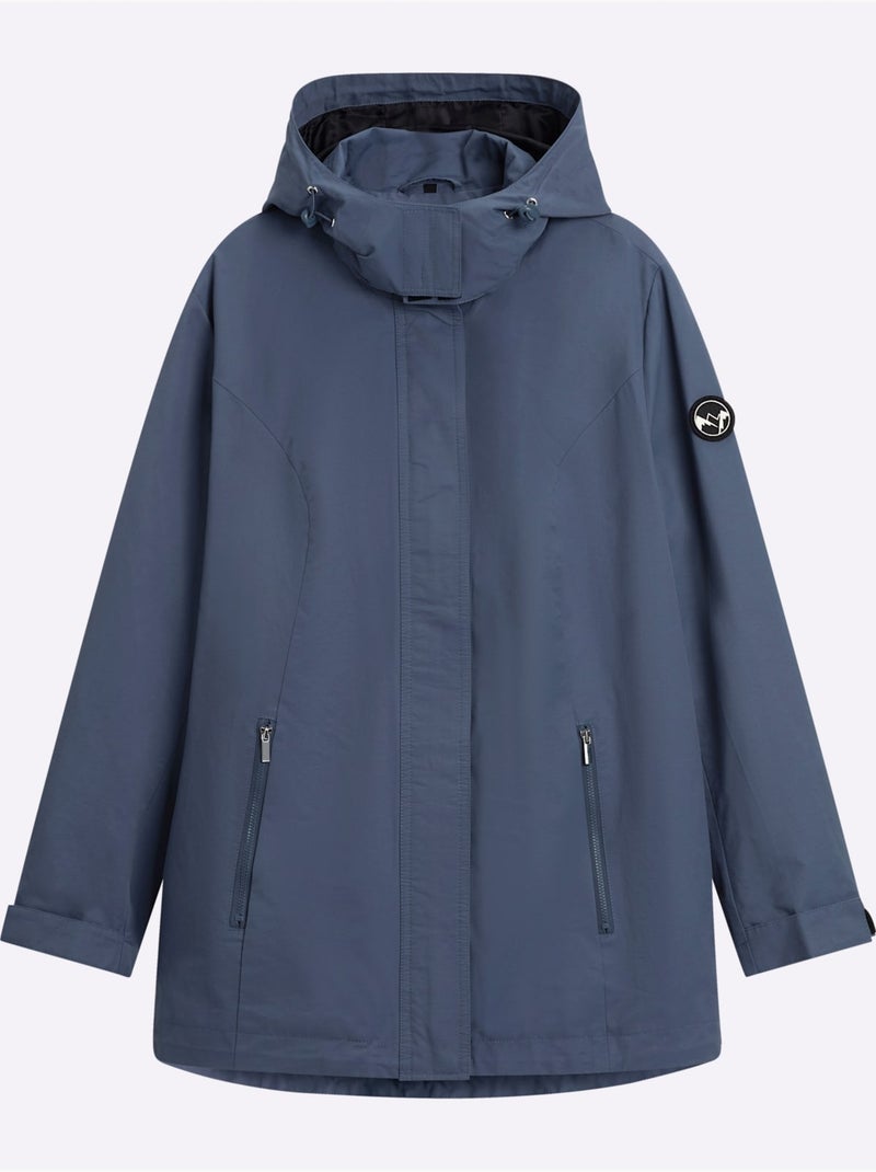 Veste De Mi-saison Imperméable - Taille Standard - Sheego Bleu - Kiabi