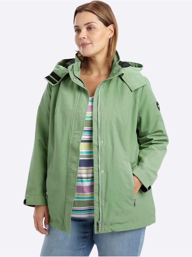 Veste De Mi-saison Imperméable - Taille Standard - Sheego Vert eucalyptus - Kiabi