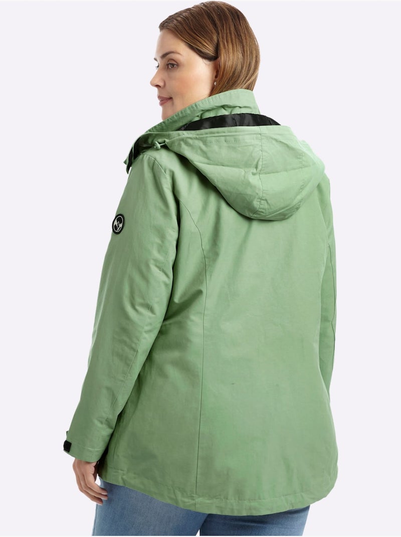Veste De Mi-saison Imperméable - Taille Standard - Sheego Vert eucalyptus - Kiabi