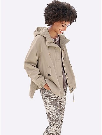 Veste De Mi-saison Style Parka Très Moderne - Taille Standard - Helline