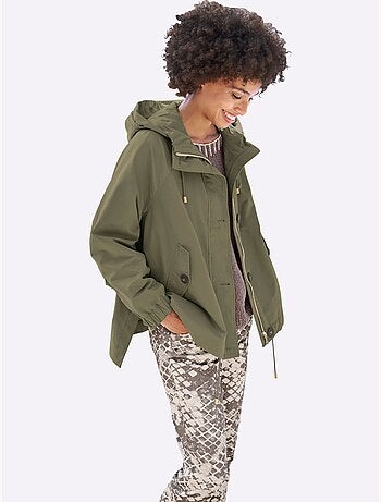 Veste De Mi-saison Style Parka Très Moderne - Taille Standard - Helline