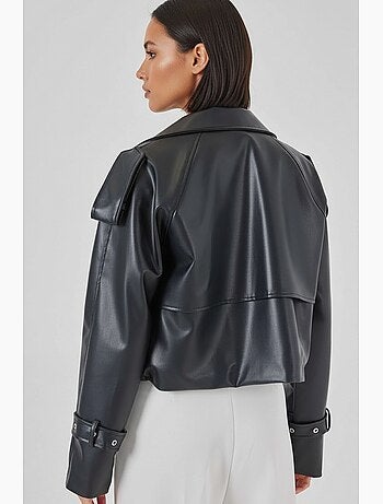 Veste de motard en similicuir bdart