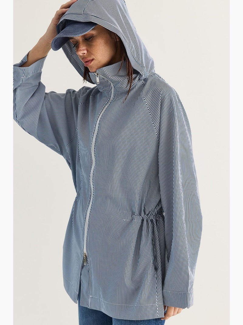 Veste de pluie femme lucci Bleu pastel - Kiabi