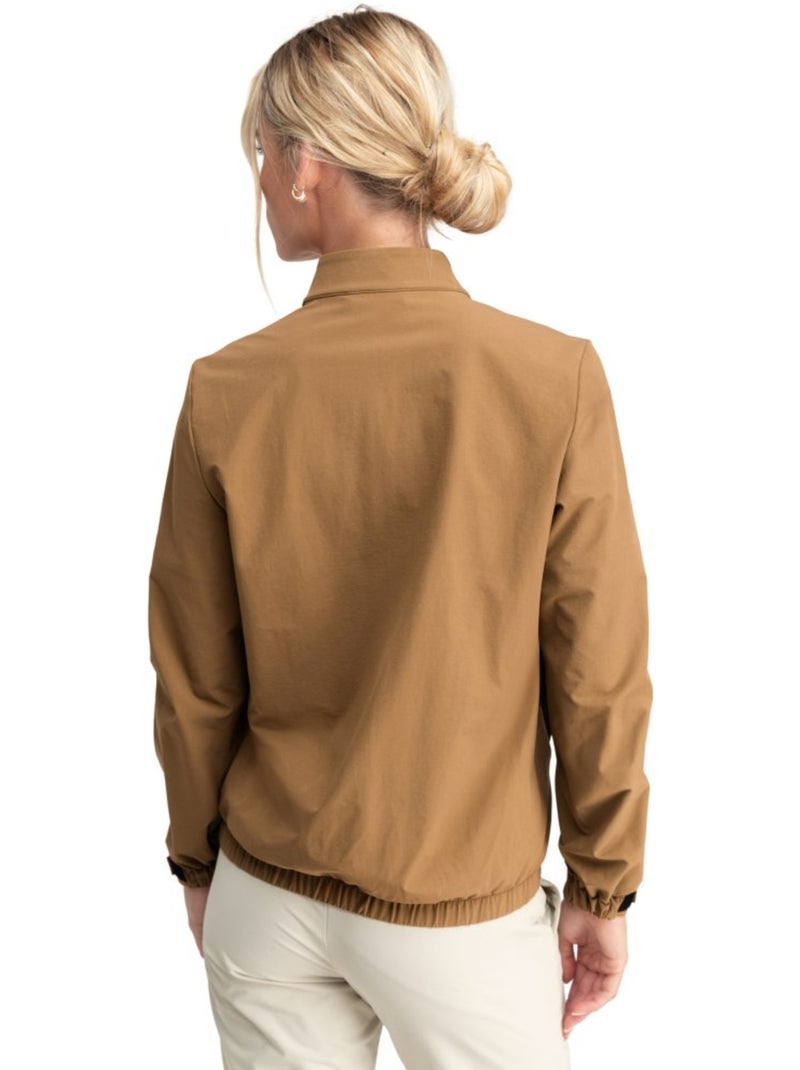 Veste de pluie golf femme golf femme muirfield-w mustard Marron - Kiabi