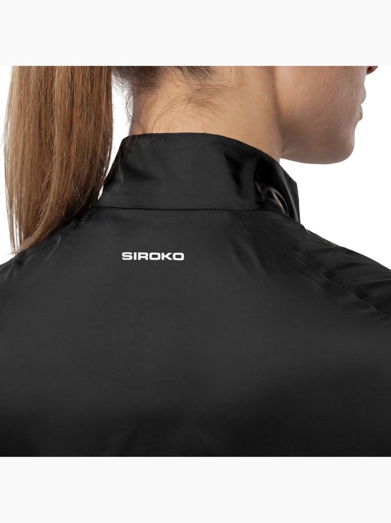 Veste de pluie vélo femme cyclisme femme j2 troumouse Noir - Kiabi