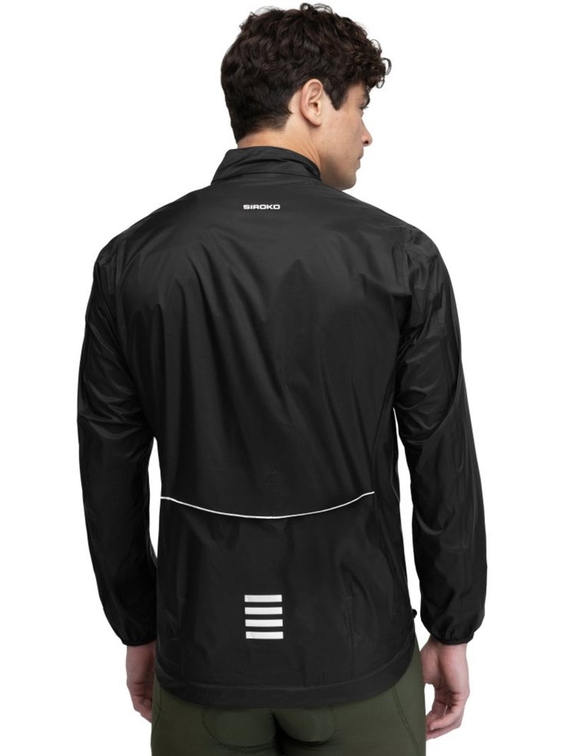 Veste de pluie vélo homme cyclisme homme j2 tourmalet Noir - Kiabi