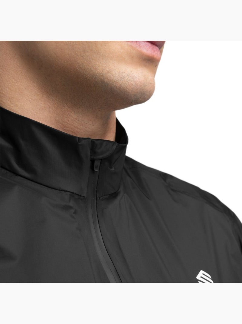 Veste de pluie vélo homme cyclisme homme j2 tourmalet Noir - Kiabi