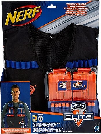 Veste De Rangement Avec Chargeur Et Fléchettes - Nerf