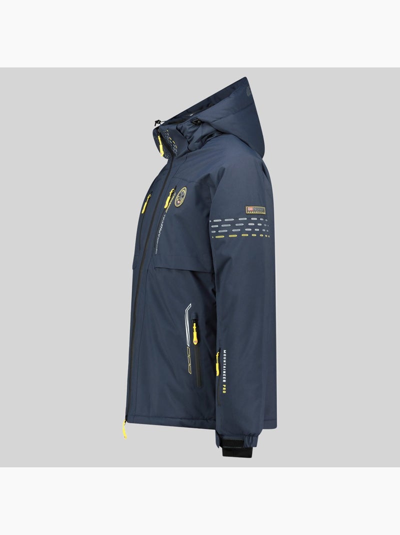 Veste de ski à capuche waldo – geographical norway Bleu marine - Kiabi